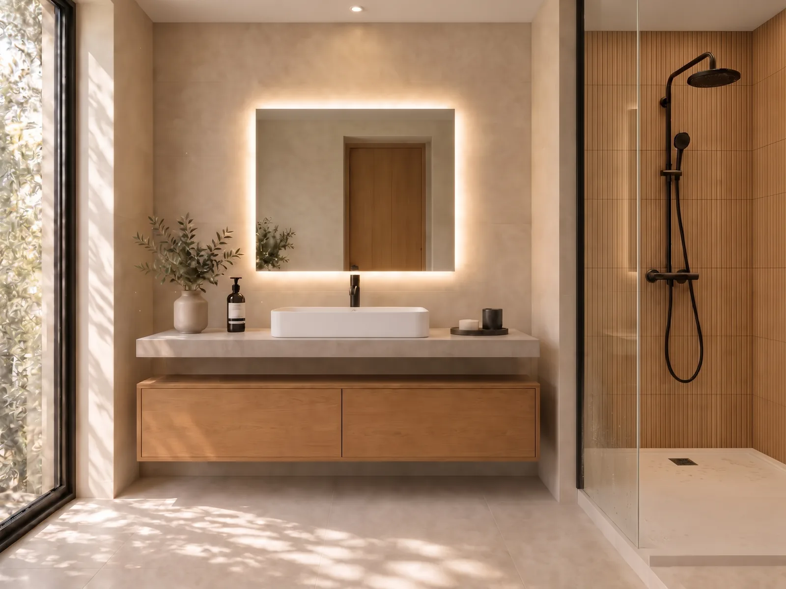 Baño de estilo Nórdico