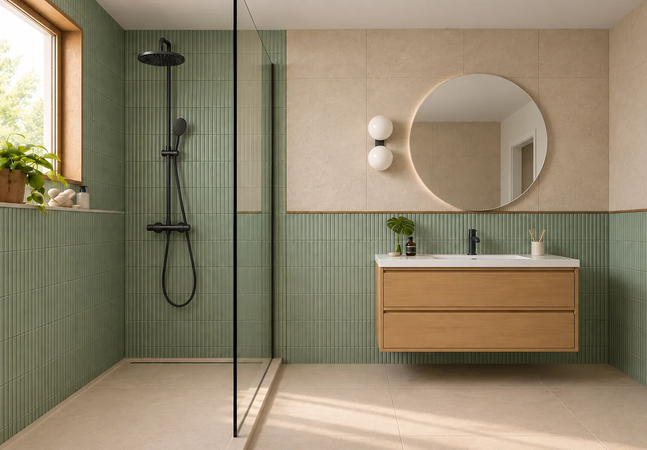 Baño Olive, vista general