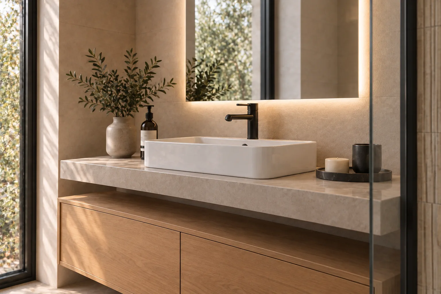 Detalle del baño Nórdico
